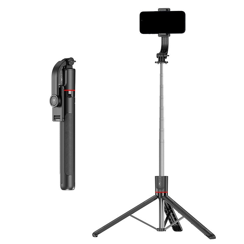Selfie Stick Portable Tripod Bluetooth Telescopic Rod