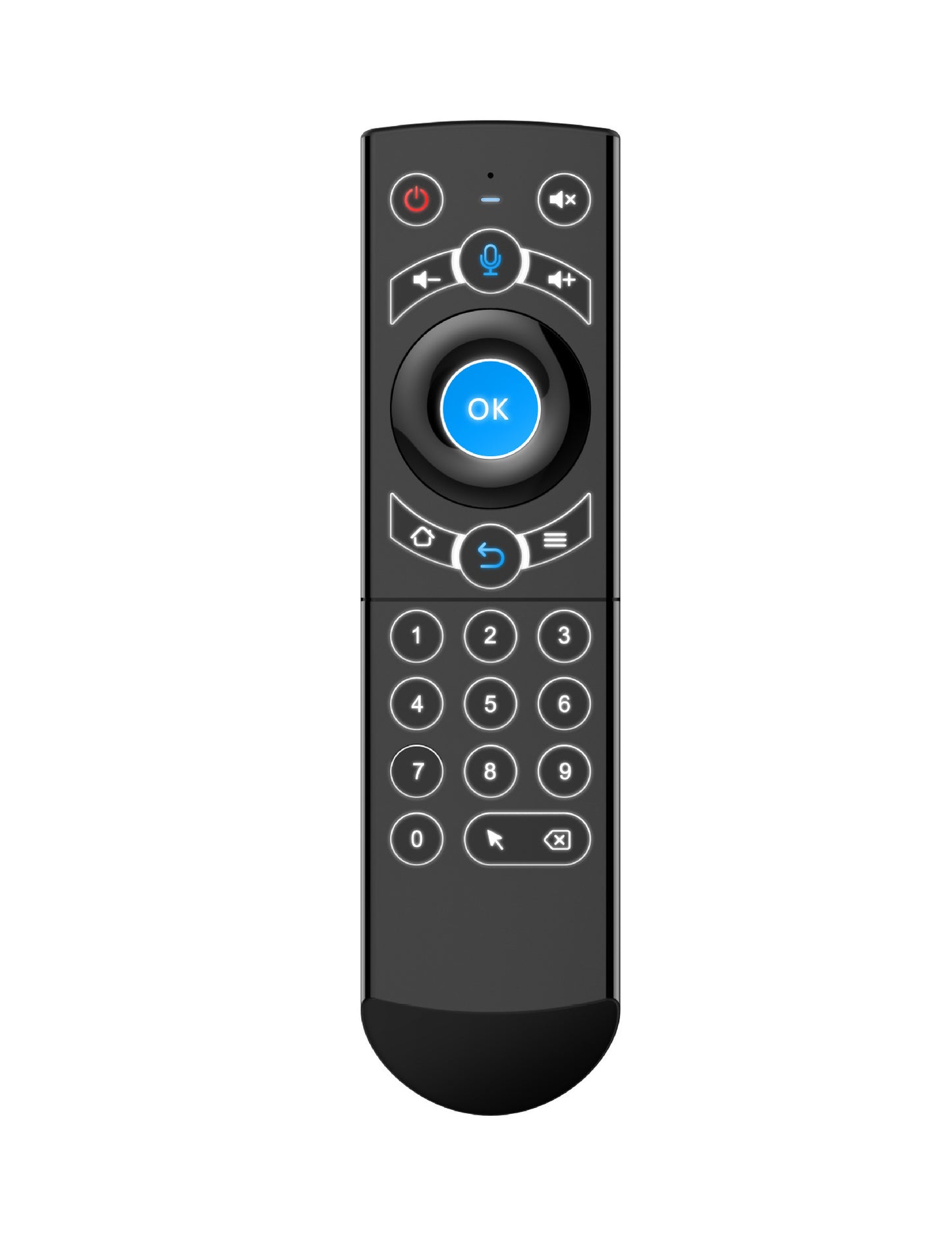 Cross-border Google Intelligent Voice TV Set-top Box Universal Remote Control Wireless Mouse And Keyboard