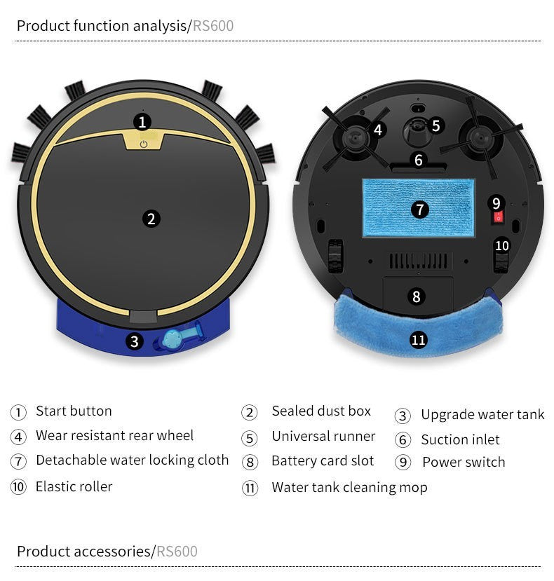 Sweeping Robot Smartphone App Remote Control