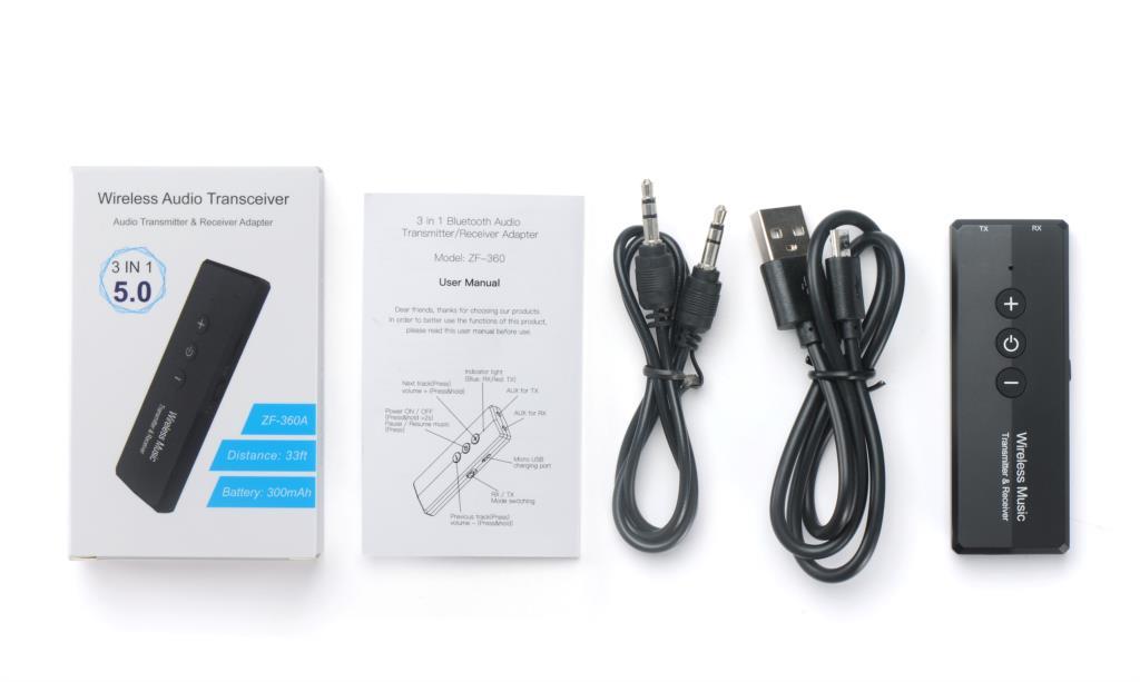 Bluetooth receiver transmitter combo