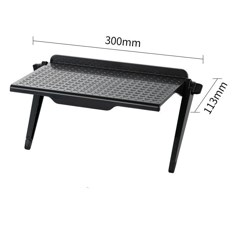 Computer monitor screen rack