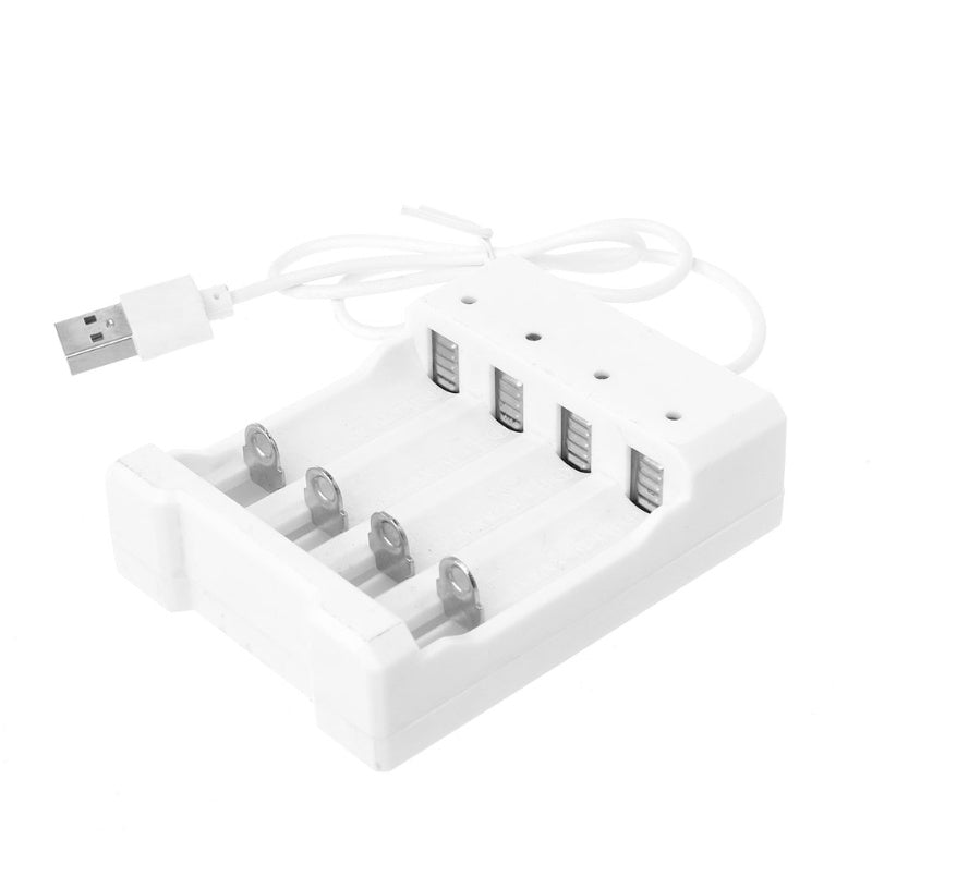 Battery Charger Adapter 1.2V Universal Smart 4Slot Rechargeable Battery Charger Adapter USB Plug
