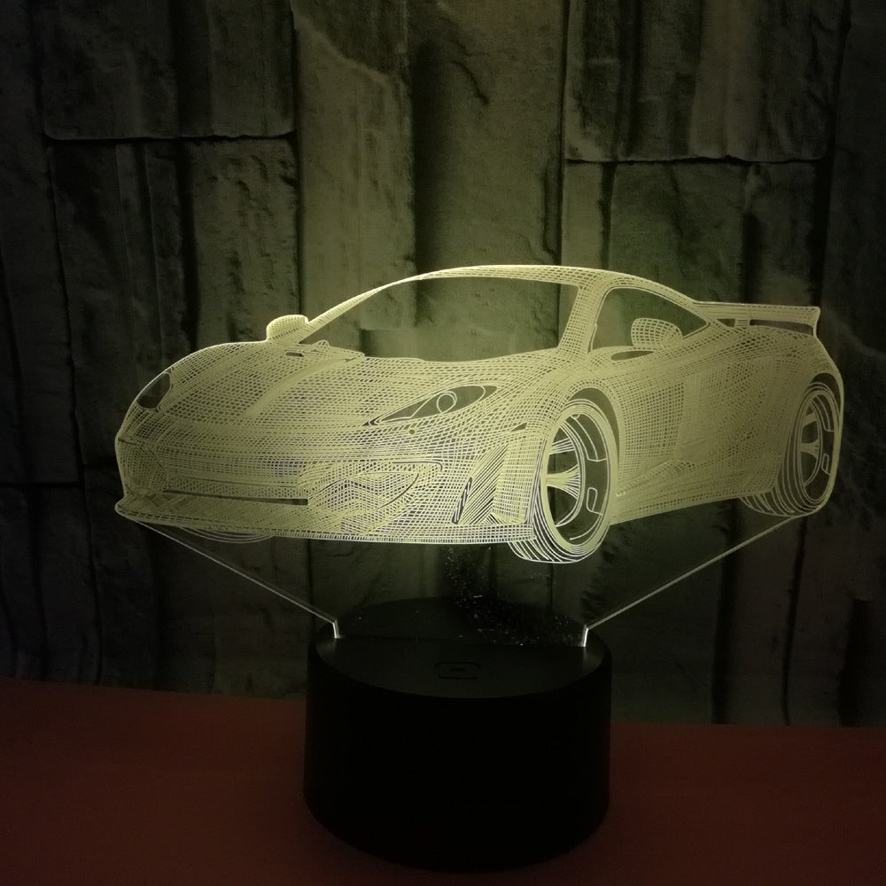 Car 3D stereo night light