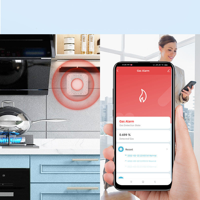 Smart Gas Alarm Leak Monitoring Detector