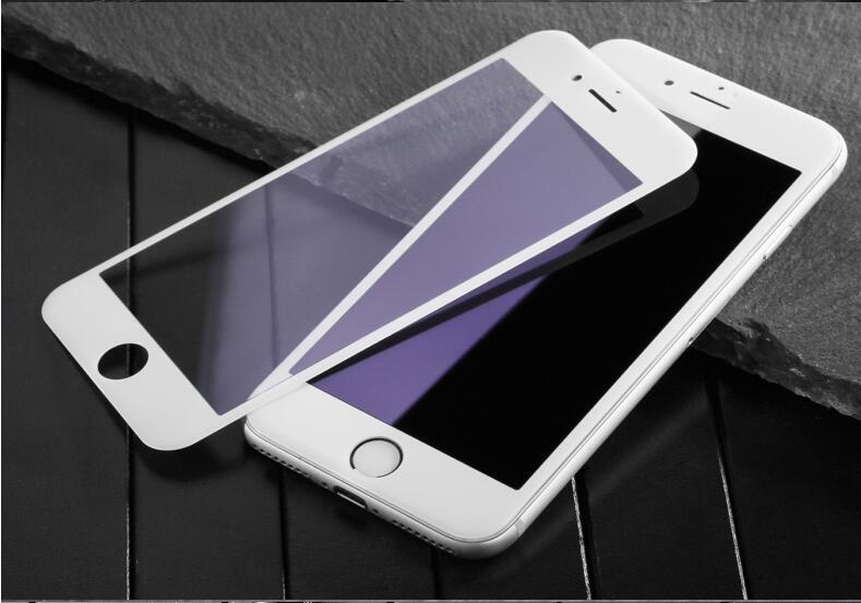 Compatible With 0.23MM Screen Protector Tempered Glass For 7 6 6s Plus Soft 3D Curved Full Cover Protective Toughened Glass Film