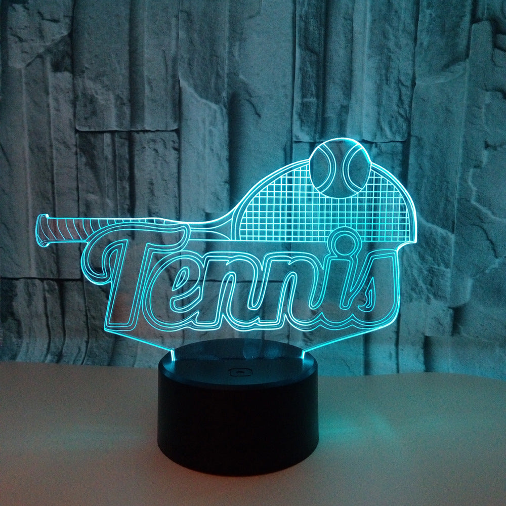 Tennis 3D Night Light