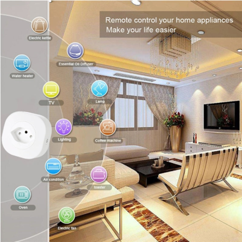 Mini Smart Socket Plug Remote Control Socket Adapter Power Supply