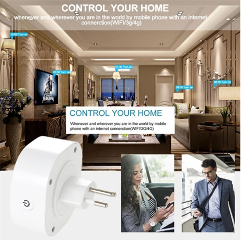 Mini Smart Socket Plug Remote Control Socket Adapter Power Supply