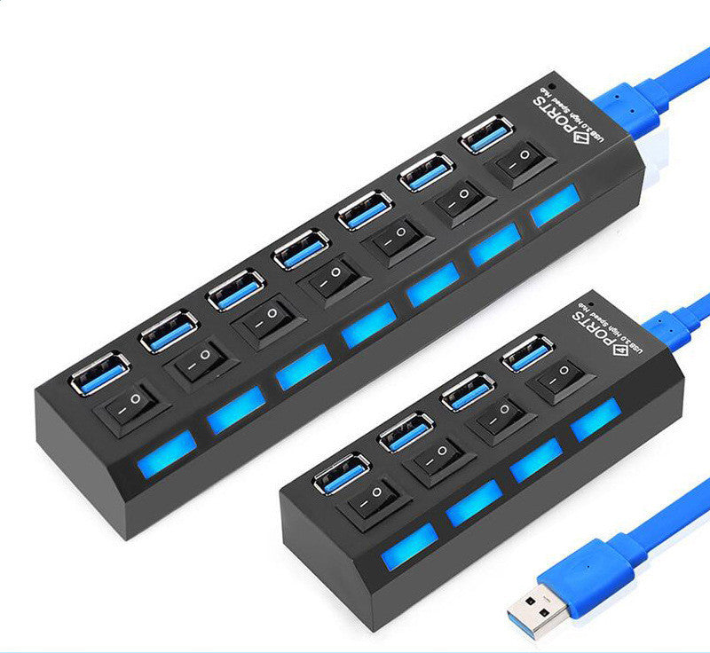 Independent 4-Port 3.0Hub Hub USB3.0 Hub