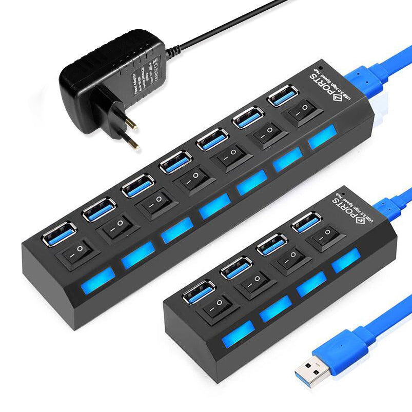 Independent 4-Port 3.0Hub Hub USB3.0 Hub