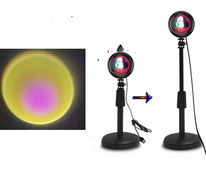 Desktop Retractable Sunset Light, Sunset Light, Atmosphere Night Light