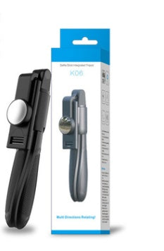 Compatible with Apple, Explosive Bluetooth Selfie Stick Integrated Selfie Artifact Mobile Phone Universal Video Broadcast Tripod Selfie Stick