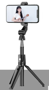 Compatible with Apple, Explosive Bluetooth Selfie Stick Integrated Selfie Artifact Mobile Phone Universal Video Broadcast Tripod Selfie Stick