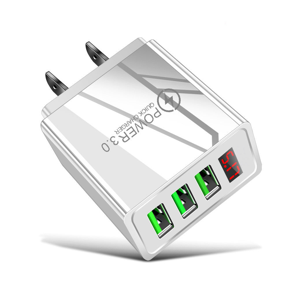 Digital Display Charger Digital Display Quick Charger Smart Phone Charging Head