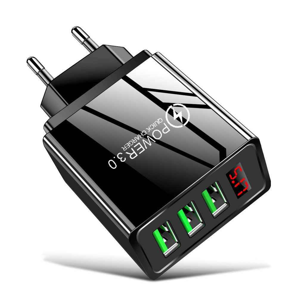 Digital Display Charger Digital Display Quick Charger Smart Phone Charging Head