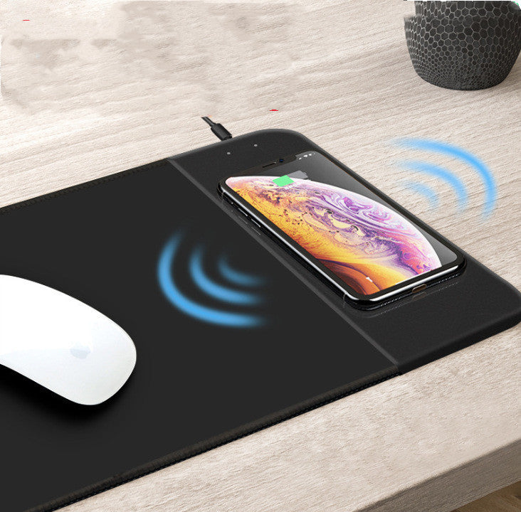 Wireless Charging Mouse Pad Cute Cartoon Mousepad Mouse Dot Pad Cartoon Pad