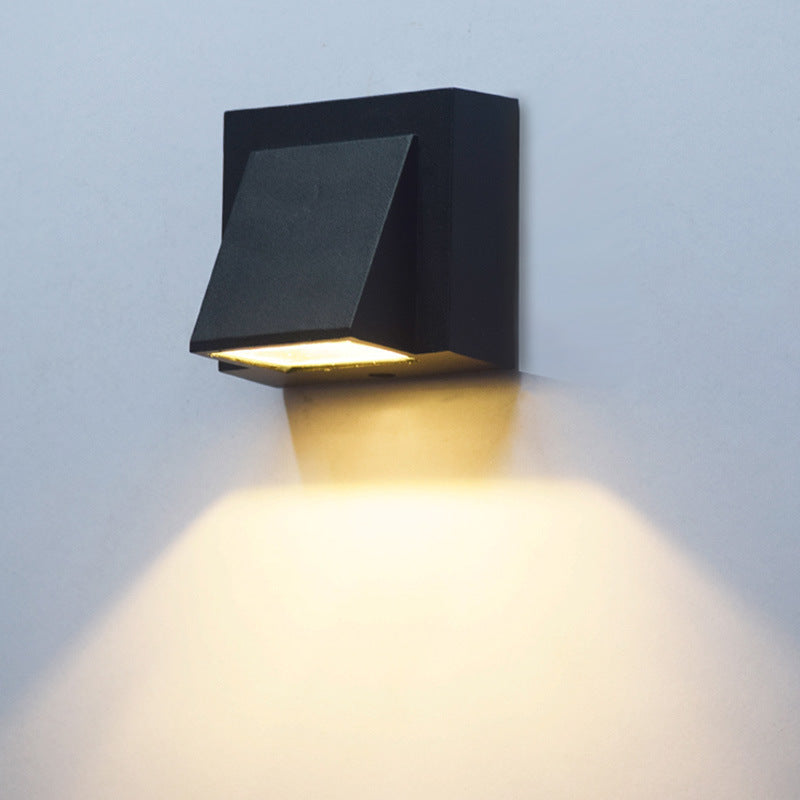 K-Shaped Led Outdoor Wall Light, Outdoor Waterproof Double-Headed Aisle Light, Modern Corridor Wall Light