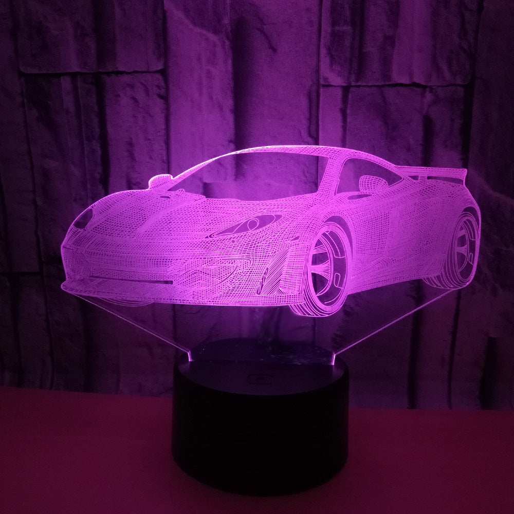 Car 3D stereo night light