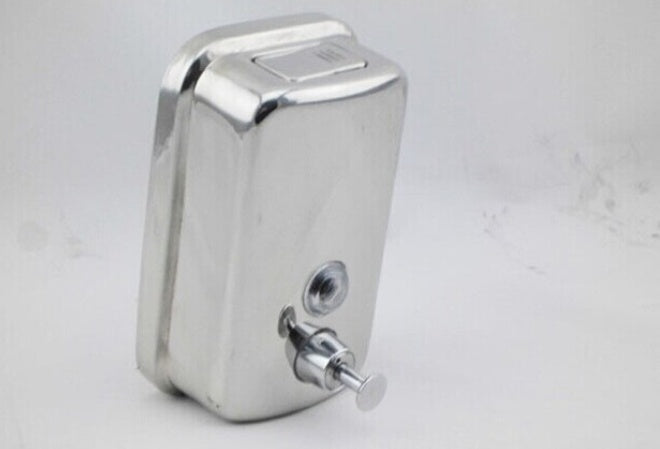 Stainless steel soap dispenser