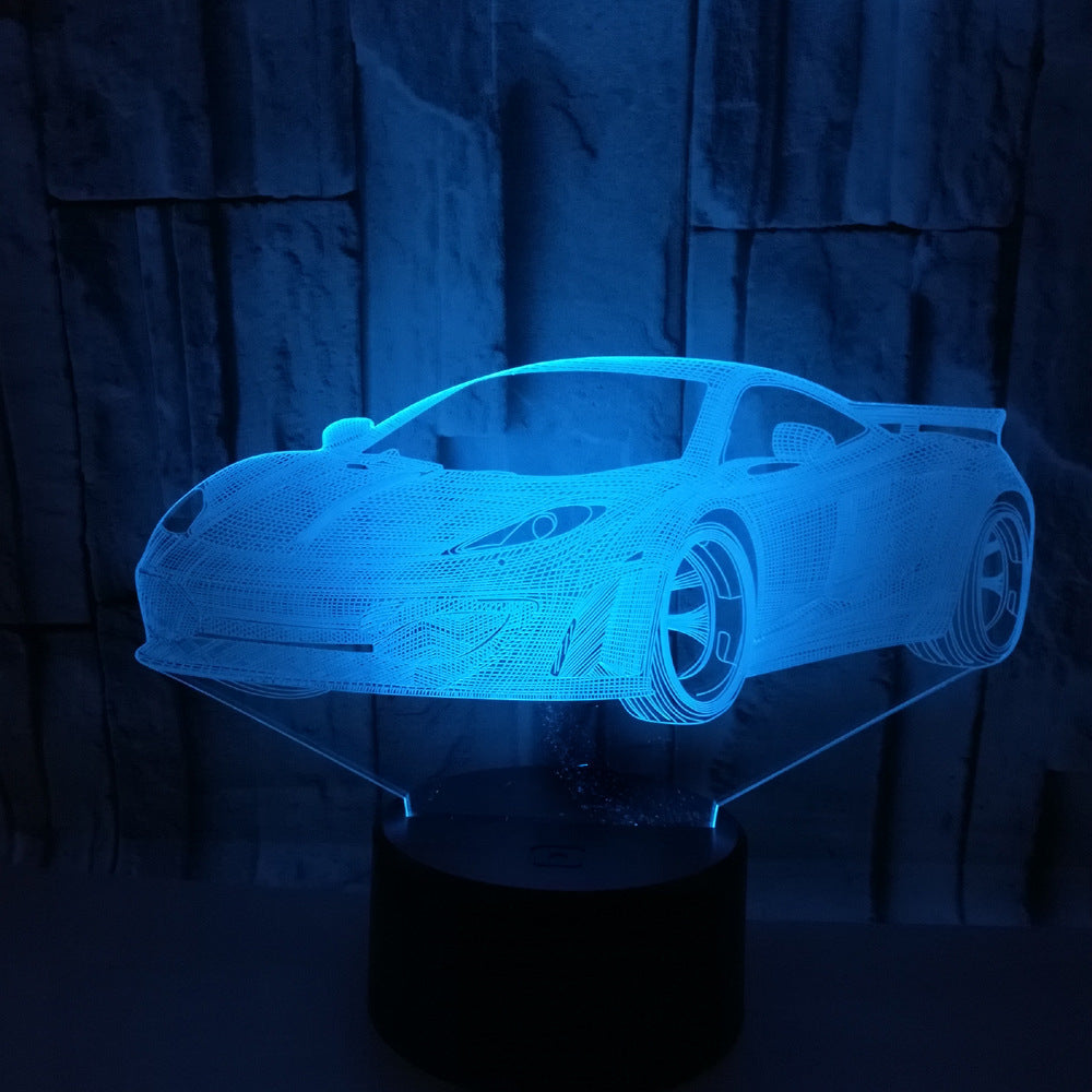 Car 3D stereo night light