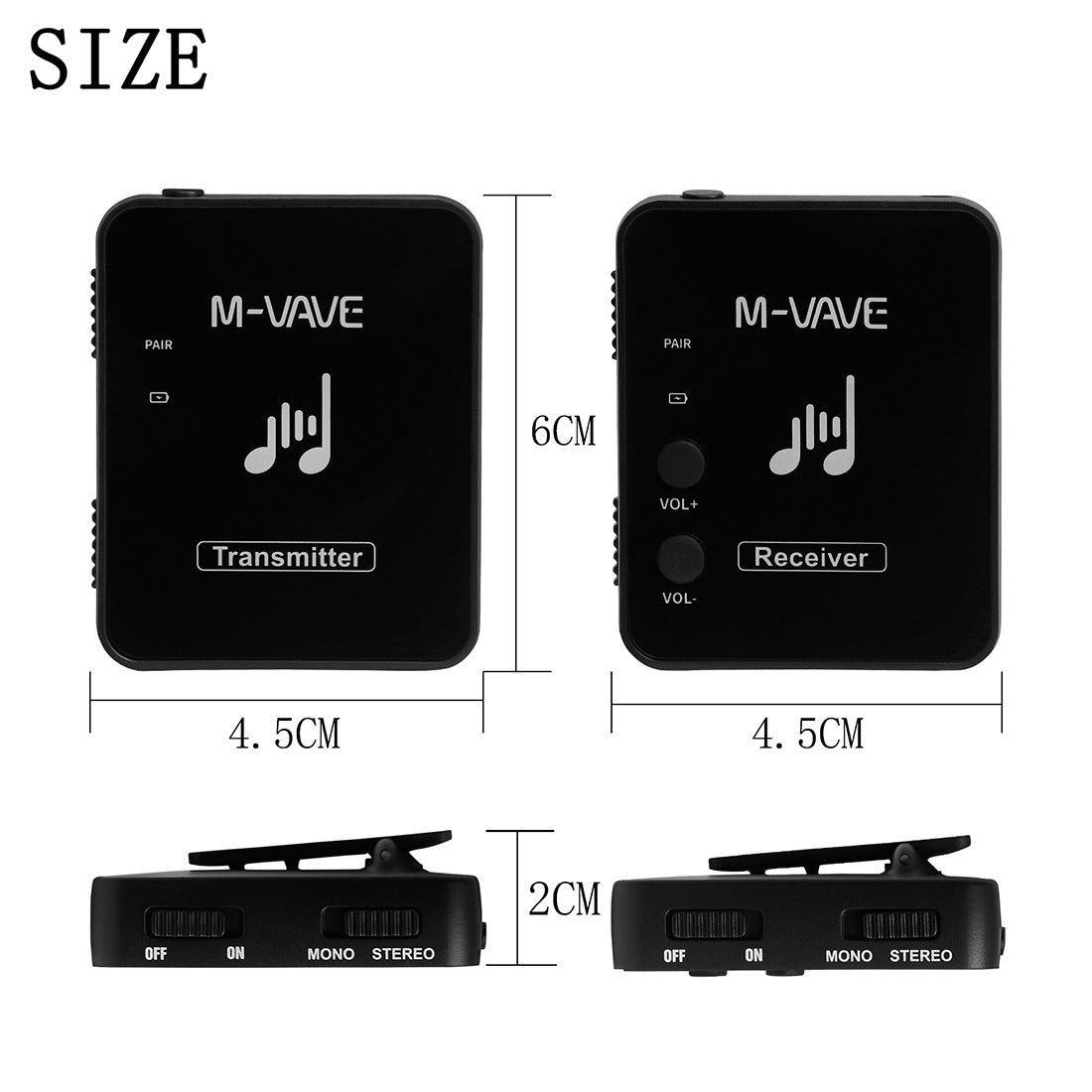 M8 Wireless Monitor Earphone Monitor Receiver