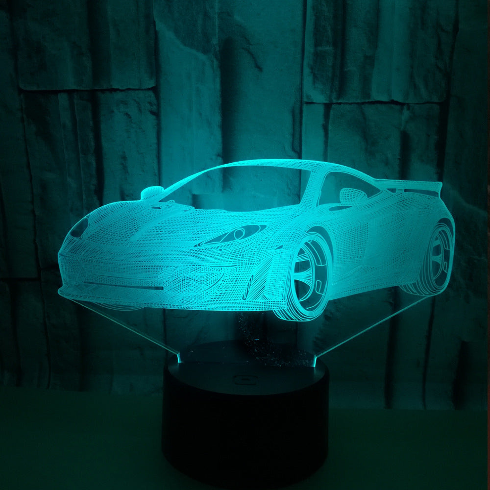 Car 3D stereo night light