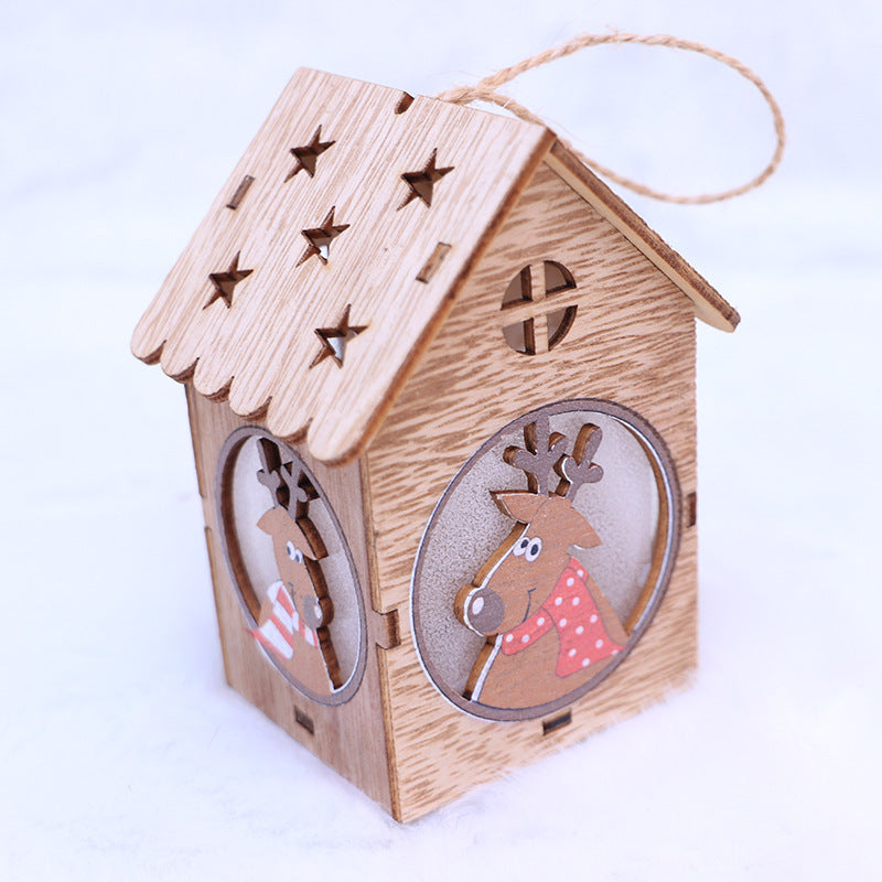 Mini light snow house night light