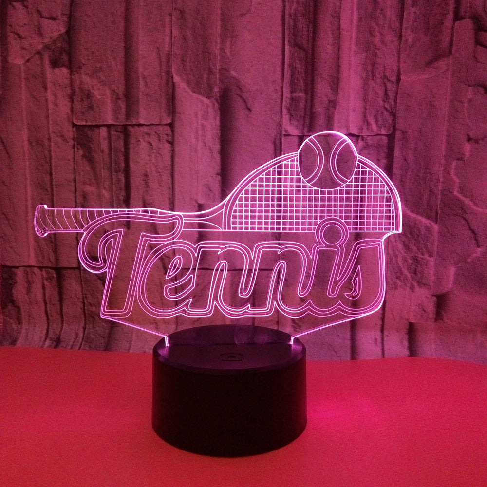 Tennis 3D Night Light