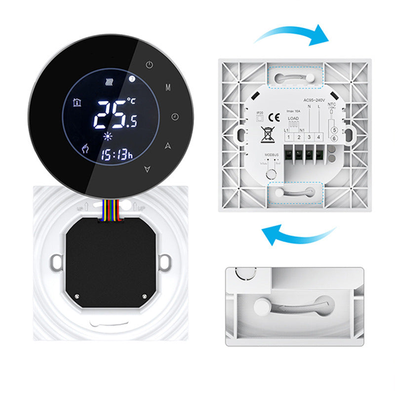 Programmable digital display thermostat