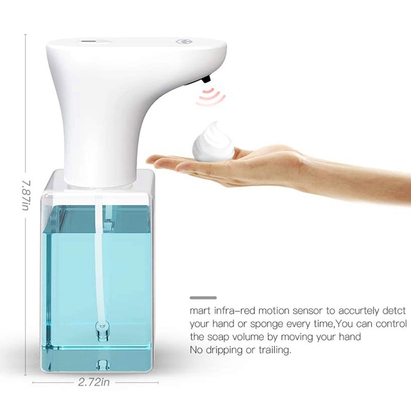 Soap Dispenser, Automatic Pressless Foaming - Infrared Motion Sensor Liquid Hands-Free Soap Dispenser