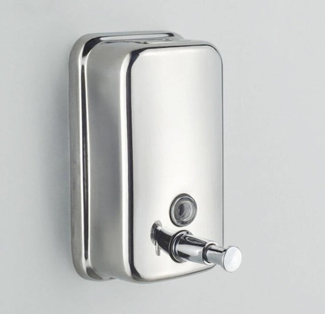 Stainless steel soap dispenser