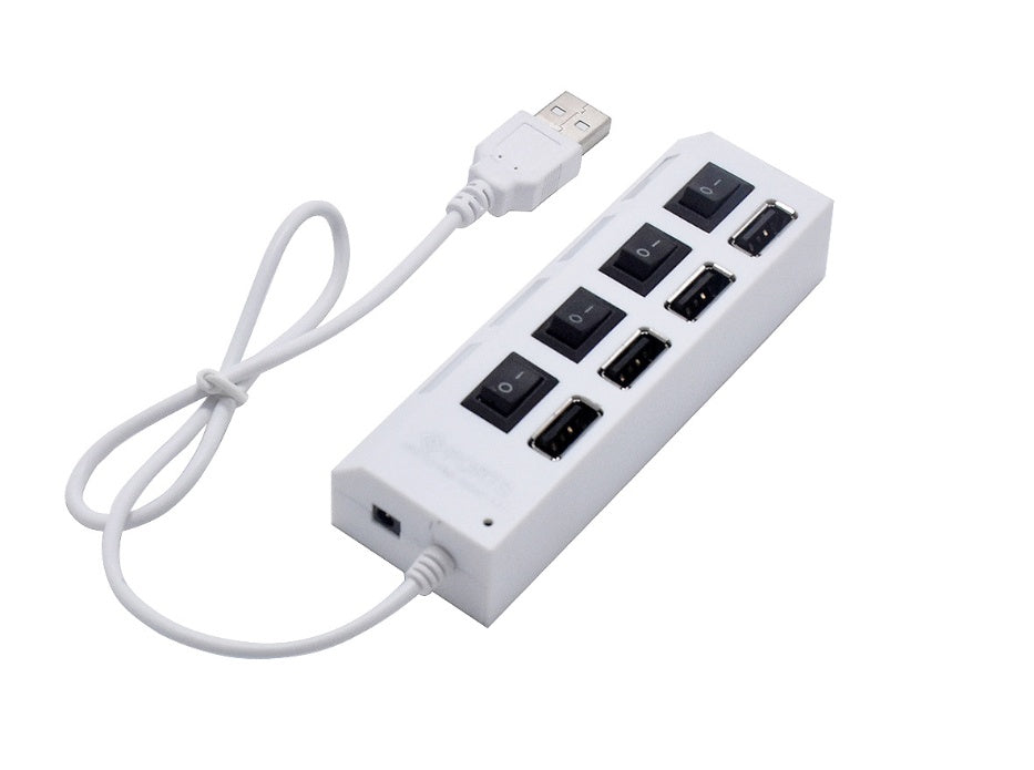 Independent USB HUB 2.0 4-port Hub One For Four Rows Plug Usb Splitter
