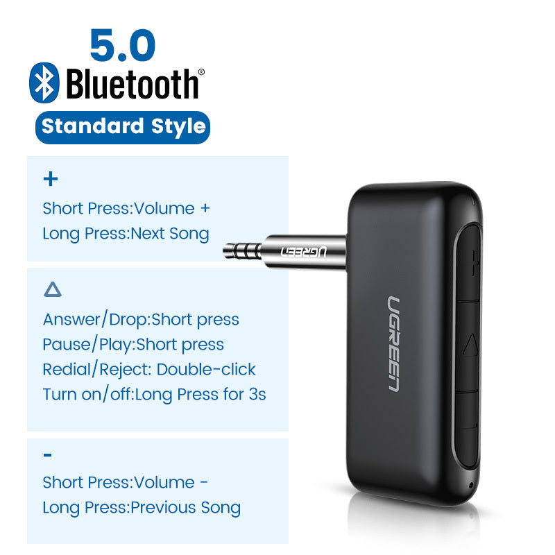 Car aux bluetooth receiver