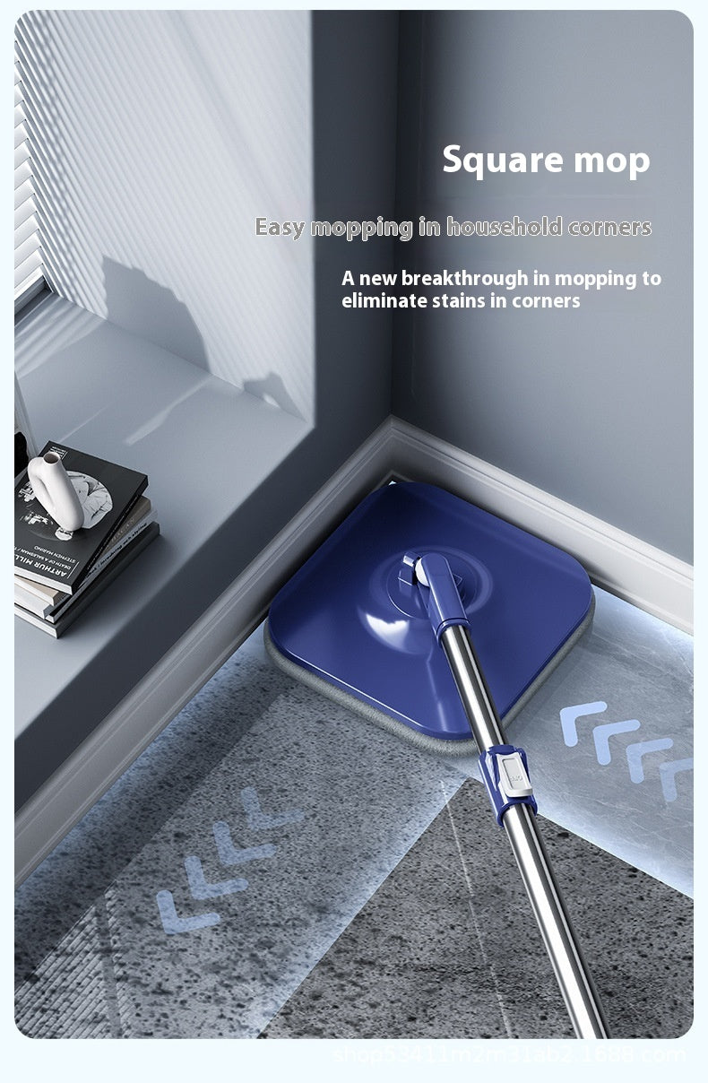 Hand Wash-free Rotary Mop Household Automatic Dehydration Lazy Mop