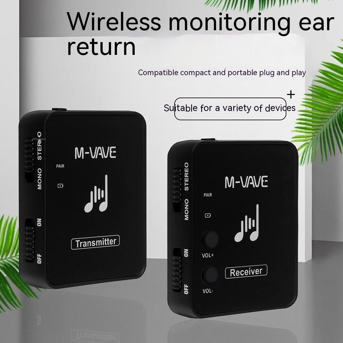 M8 Wireless Monitor Earphone Monitor Receiver
