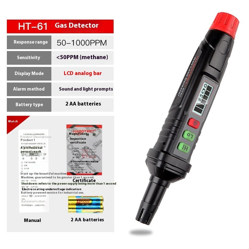 Combustible Gas Detector Detector Handheld Leak Detection Pen