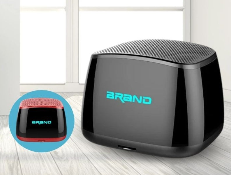 Speaker Bluetooth Speaker Backlit Smart Blue
