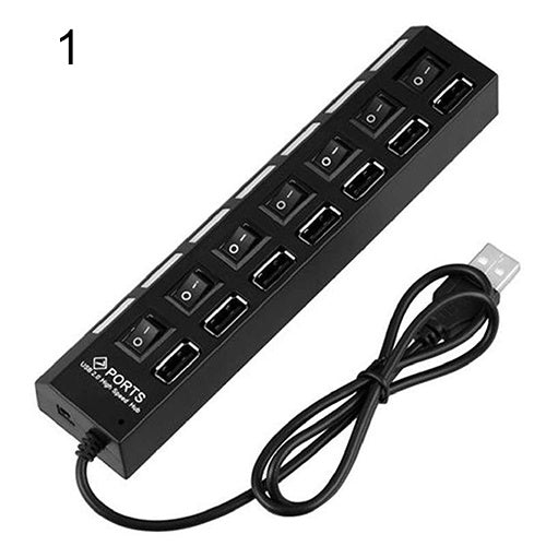 With Switch Hub Usb 7 Bit Splitter 7 Port Usb Hub One Drag Seven Hub Converter