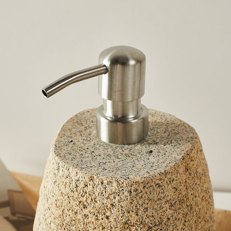Natural Retro Pebble Hand Sanitizer Travel Bottle