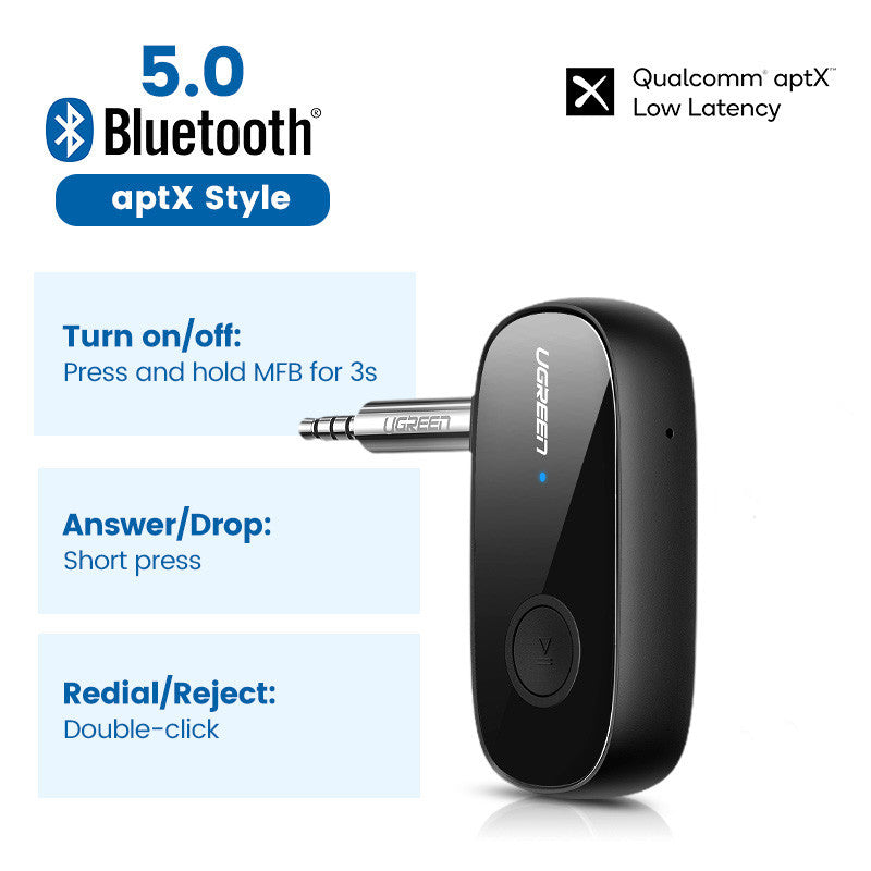 Car aux bluetooth receiver