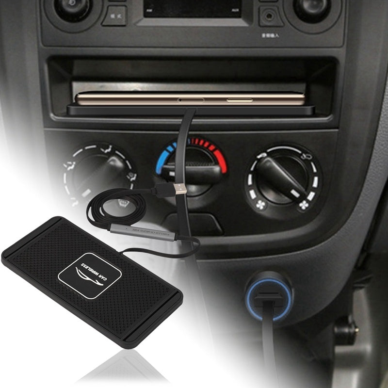 Car anti-skid pad wireless charger