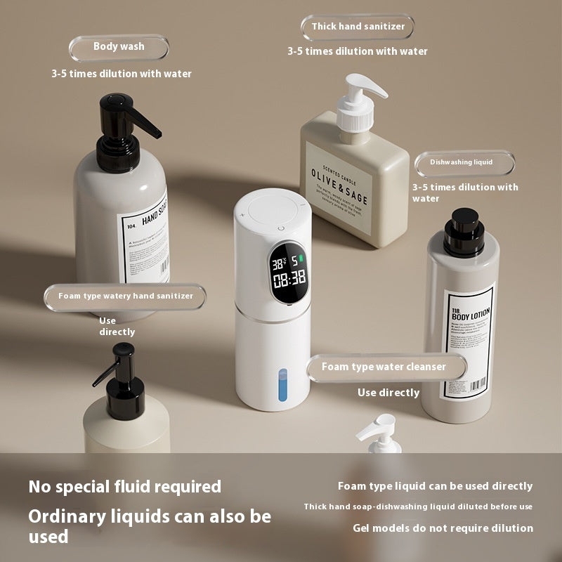 Automatic Hand Washing Machine Induction Intelligent Wall-mounted Rechargeable Soap Dispenser