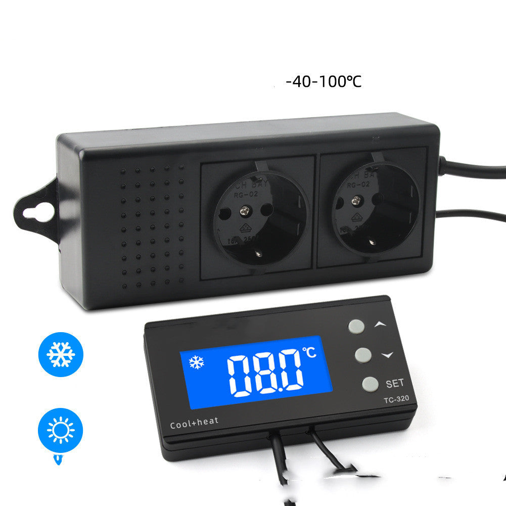 Aquarium Incubation Pet Temperature Controller Split Socket Automatic Conversion Refrigeration Heating Thermostat
