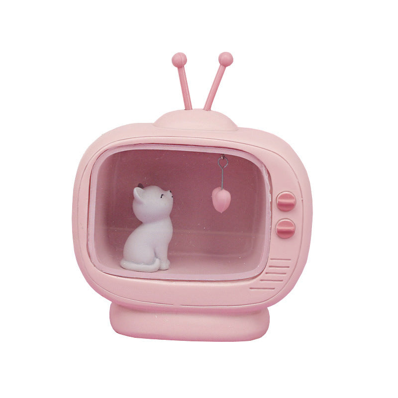 cat cartoon night light