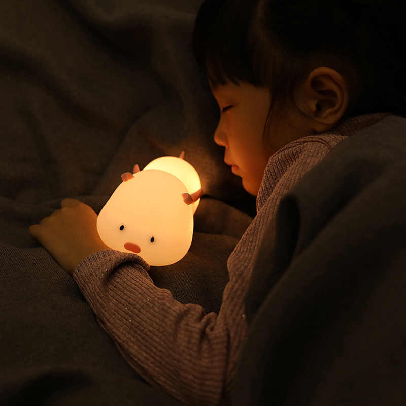 Pig silicone night light