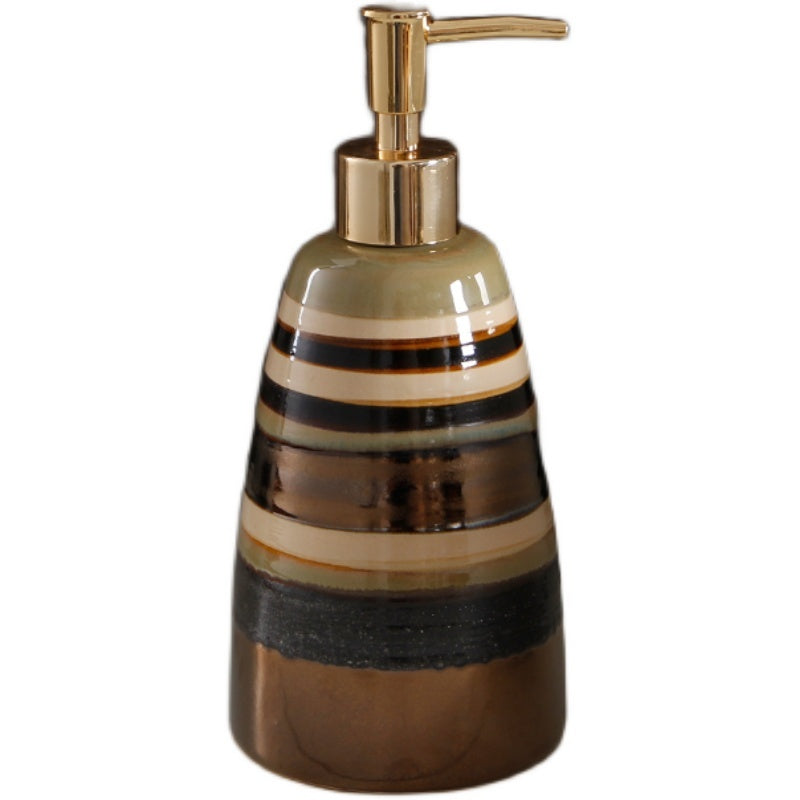 Creative Ceramic Retro Hand Sanitizer Bottle Push Type