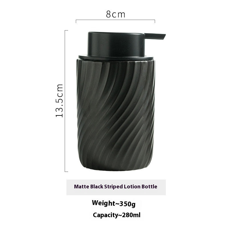 Ceramic Emulsion Hand Sanitizer Shower Gel Bottle