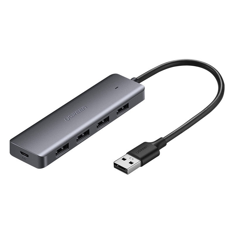 Split HUB High Speed 4 Port Hub Expansion Dock Transfer With Power Port