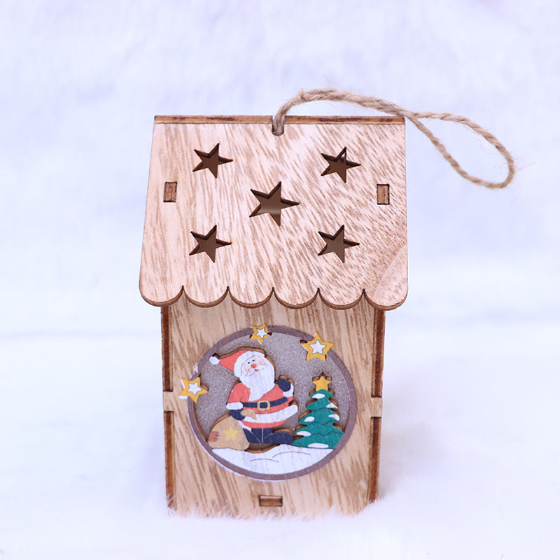 Mini light snow house night light