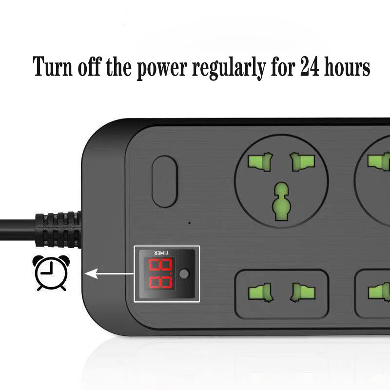 USB Power Strip Smart British Plug Multi-function Power Strip